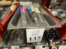 COMMERCIAL KITCHEN KNIVES INCLUDES PAN