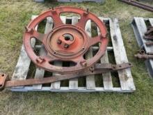 Farmall Cast Rim and Draw Bar