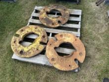 3- John Deere Rear Weights