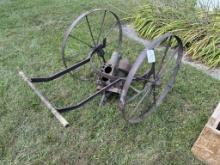 Cream Can Cart and JD Engine Housing