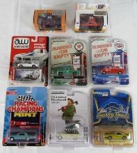 Lot (8) 1:64 Diecast- Greenlight, M2, Auto World++