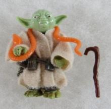 Vintage 1980 Star Wars ESB Yoda Orange Snake Figure Complete