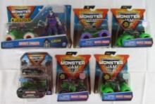 Lot (6) 1:64 Diecast Monster Jam- All Grave Digger Sealed MOC