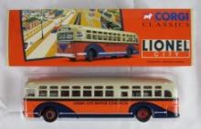 Corgi 1:50 Diecast Lionel City Motor Coach Bus MIB