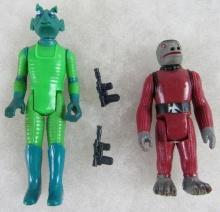 Vintage 1978 Kenner Star Wars Snaggletooth & Greedo Complete