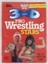 Rare Vintage 1985 Topps WWF Wrestling 3-D Test Issue Pack wrapper