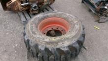 15" X 19.5 JCB 10 HOLE TELEHANDKER TIRE & RIM