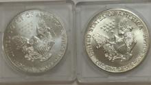 American Eagle 1oz Fine Silver Dollars (2)