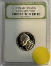 1976 Jefferson 5C Cameo Gem Proof