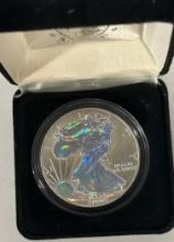 2001 Morgan Mint Halogram Silver Eagle Coin