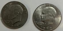 1971 & 1972 Eisenhower Dollars