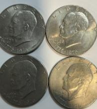 1776-1976 Bicentennial Quarters (4)