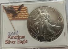 2001 Liberty American Silver Eagle 1oz. One Dollar Coin