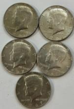 1962 Kennedy Half Dollars (5)