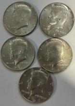 1967 Kennedy Half Dollars (5)