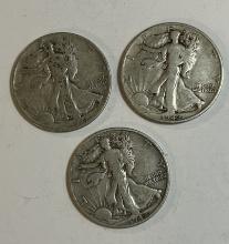 1942 Walking Liberty Half Dollars