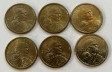 Sacagawea Gold Coins (13) 2000P & D