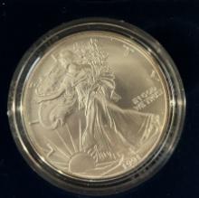 1991 American Eagle Silver Dollar