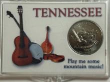 TN "Play Me Some Mountain Music" Liberty Quarter