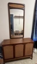 Cabinet and Mirror