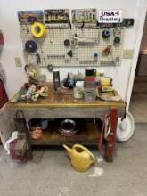 Work Bench and Contents