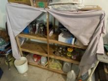 Shelf w/Canning Jars