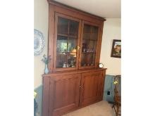 Pine Corner Cabinet - 8' Tall 6' Wide