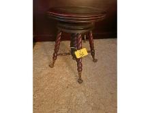 Spool Leg Piano Stool