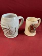 Vintage 5" Gerz Germany & 4" Sadler England mug. 2 pieces