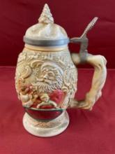 Vintage 10" Avon Father Christmas stein.