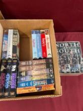 Vintage new & used VHS tapes. 13 individual tapes 2 sets