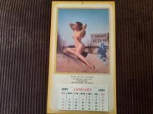 1959 Nude Calendar Longview TX Bo's Auto Sales Well Dune