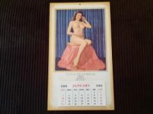 1965 Nude Calendar New York NY Auto & Truck Repair Glowing Youth