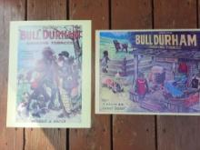 2 Bull Durham Tobacco Paper Prints