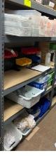 Metal Storage Shelving with Supplies