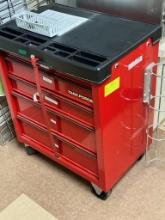 Taskforce Rolling Tool Cart w/ Lockbar & Supplies