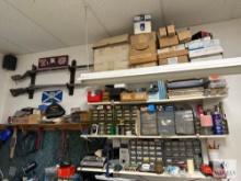 Contents of Shelves at the Entrance of Work Shop