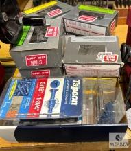 Box Lot of Screws and Hardware - Mostly Full Boxes