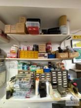 Contents of Three Top Shelves - Hardware, Staples, Consumables