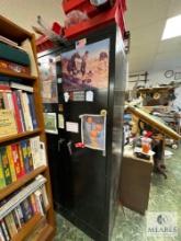 Double-Door Metal Cabinet with Contents, Paints, Oils, and Hardware