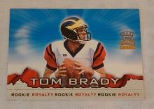 2000 Crown Royale NFL Football #2 Rookie Royalty Card RC Tom Brady Patriots Buccaneers