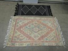 2 Throw Rugs