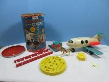 Lot Vintage Fisher Price Toys Junior Circus Play Set 1963 Approx 22 Play Parts, Fisher-Price Little