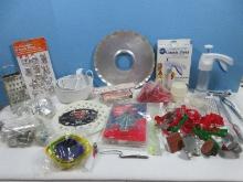 Lot Cookie Cutters, Cookie Press, 12 Chocolate & Candy Molds, Grater etc.