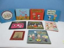 7 Charlie Brown Hardback Books-It's Great Pumpkin First Edition 1967, Christmas 1965 First