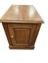 Wooden Cabinet with Single Door and Knob