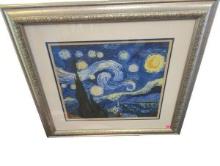 Vincent van Gogh Starry Night Framed Print Wall Art