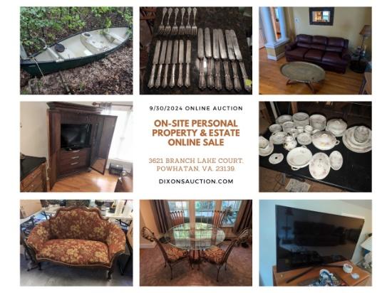 9/30/2024 Personal Property & Estate Online Sale.