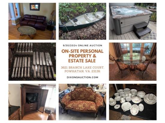 9/30/2024 Personal Property & Estate Online Sale.