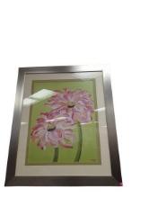 Framed Print of Pink Flowers by Soraya